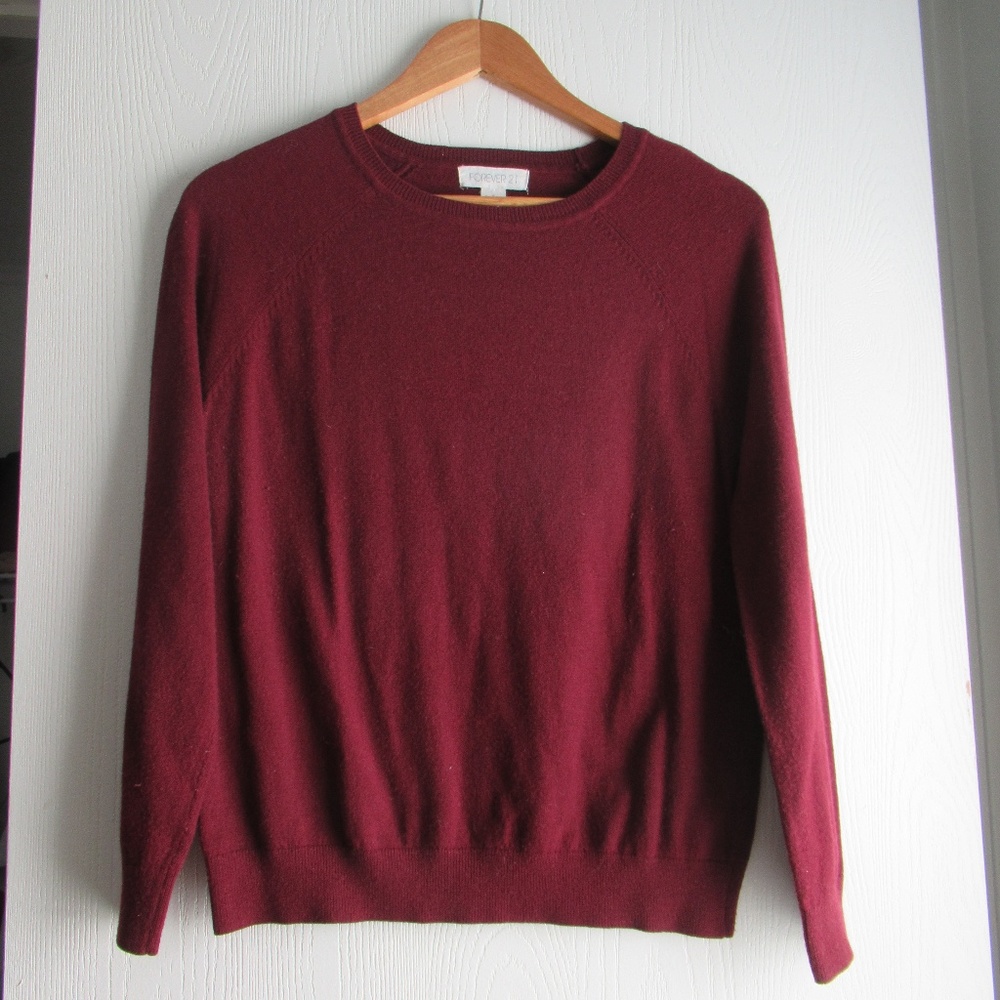 Forever 21 Maroon Sweater